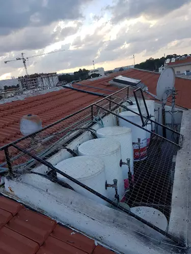 התקנת רשתות על דודי שמש 2